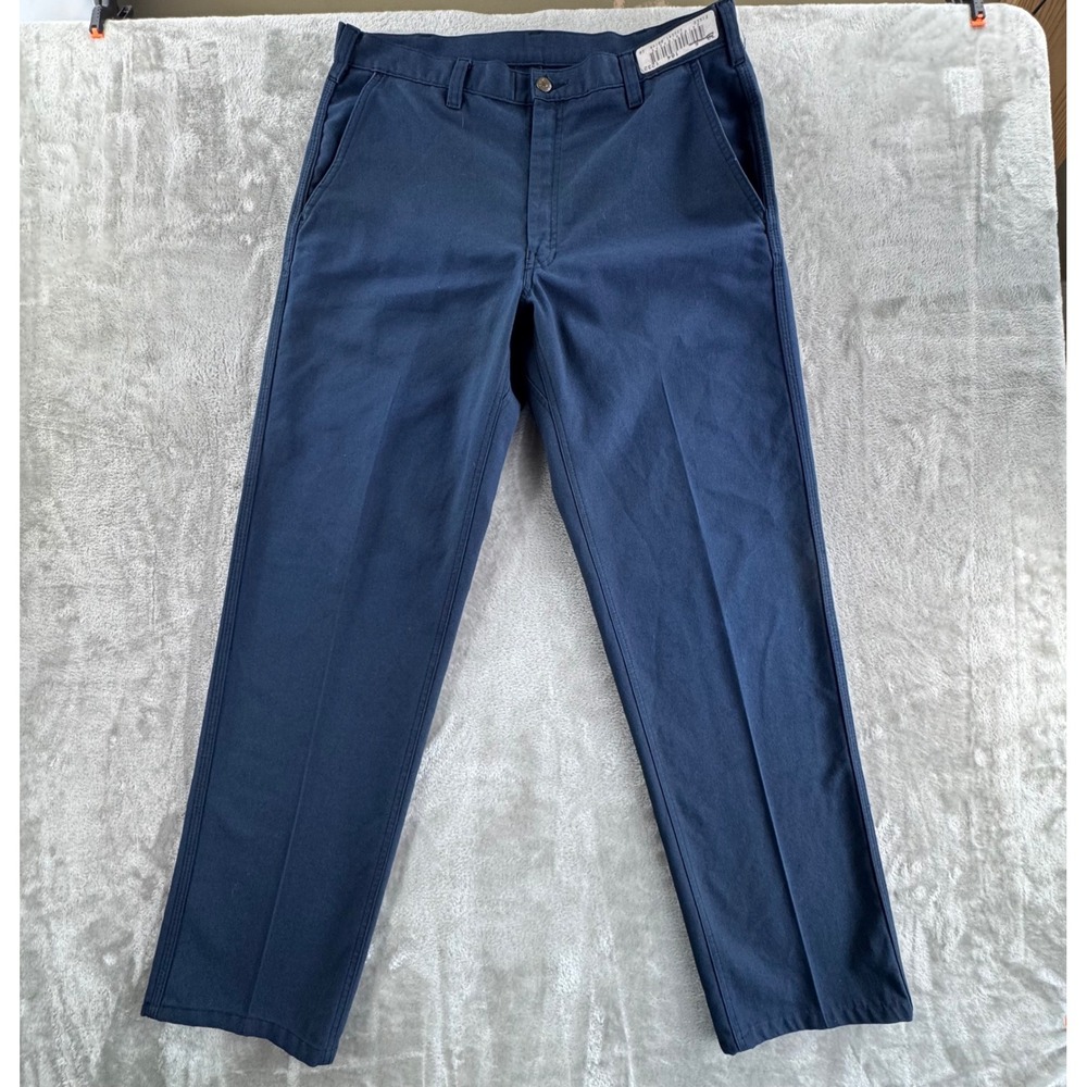 Workrite Benchmark FR Nomex IIIA Navy Blue Work Pants 400NMX75NB 35x31 NFPA 1975